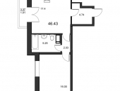 ���������� �47360367: ����-������ S=46.43 �2 � �� Leningrad